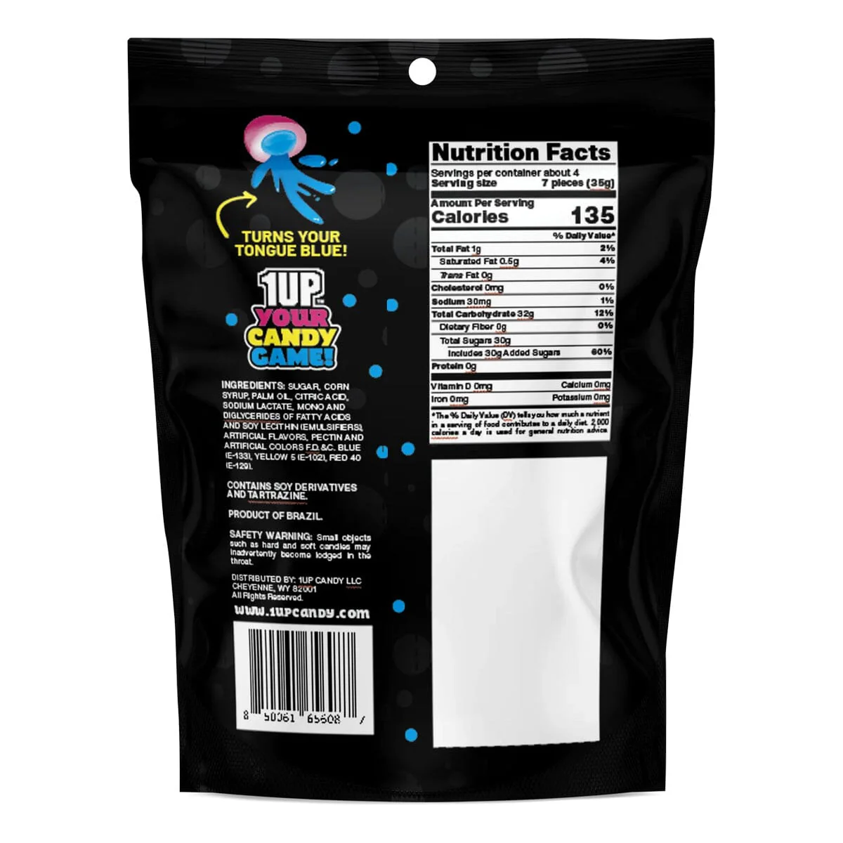 1UP: Sour Bursts Fruit Chews Blue Pack - Image 4
