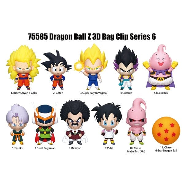 3D Anime: Dragon Ball Z Foam Blind Bag Clip Series 6 (1pc) - Image 3