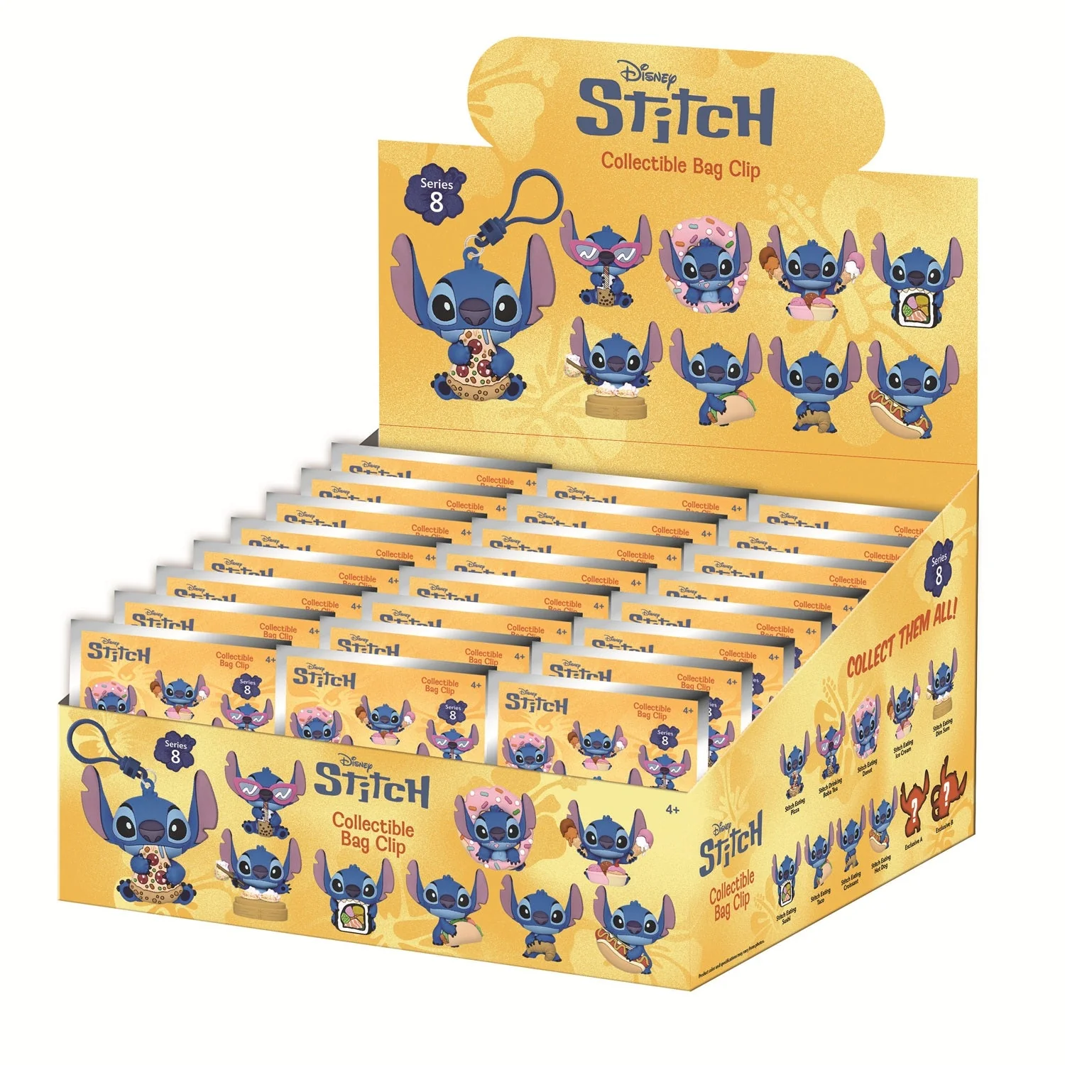 3D Anime: Stitch Series 8 Foam Bag Clip Blind Bag (1pc) - Image 2