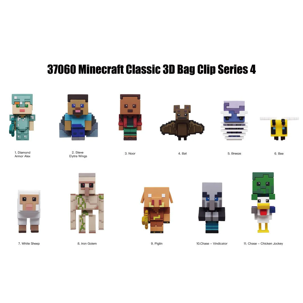 3D Anime: Minecraft Foam Bag Clip Series 4 (1pc) - Image 3