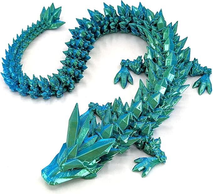 3D Treasures 3D-Printed Dragon With Egg Fidget Toy - Multiple Colours - Image 7