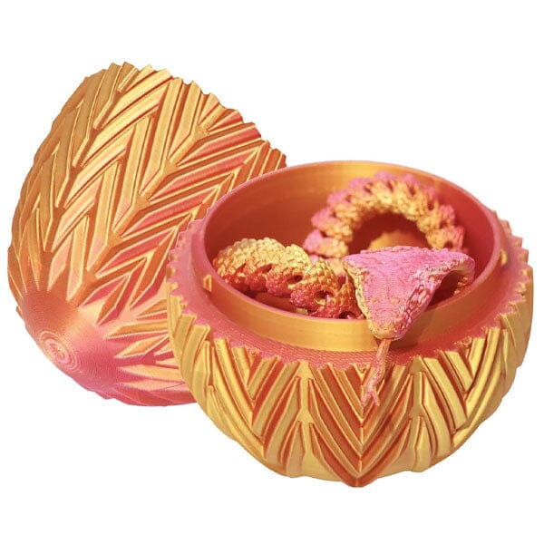 3D Treasures 3D-Printed Snake Scale Egg Fidget Toy with Egg Included (Multiple Colors) - Image 3