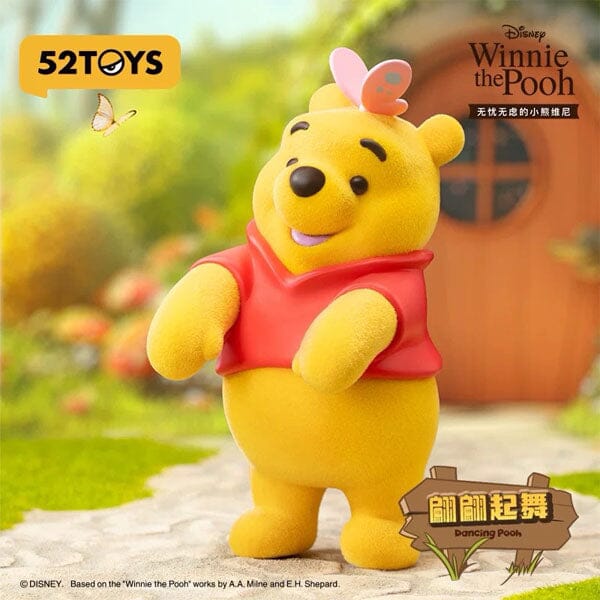 52TOYS Disney Winnie The Pooh Carefree Series Flocked Figurine Blind Box (1pc) - Image 7