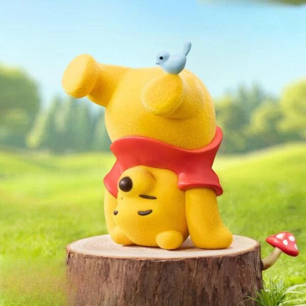 52TOYS Disney Winnie The Pooh Carefree Series Flocked Figurine Blind Box (1pc) - Image 8
