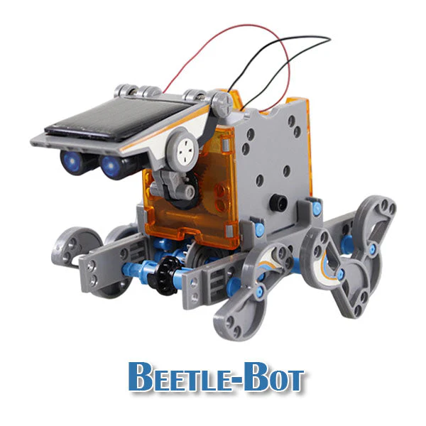 BrainyBotz 13-in-1 DIY Robot Solar-Powered Smart STEM Building & Programming Kit (190pc) - Image 14