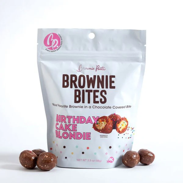 Brownie Points Birthday Cake Blondie Brownie Bites 3.5oz - Image 3