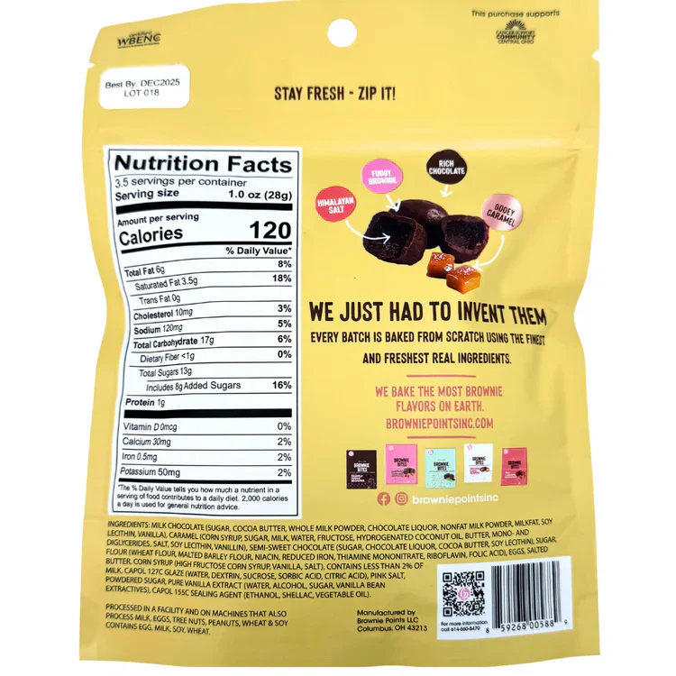 Brownie Points Salty Caramel Brownie Bites 3.5oz - Image 2