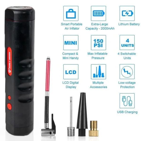 AccelAIR Cordless Portable Tire Inflator | As Seen on Instagram - Image 14
