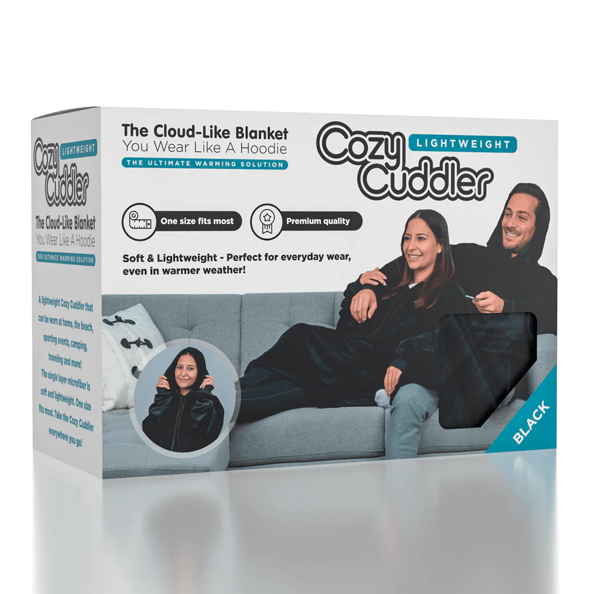 Lightweight Cozy Cuddler Cloud-Like Blanket Hoodie (Multiple Colors) - Image 13
