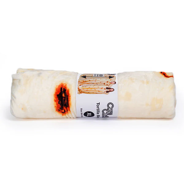 Cozy Cuddler Giant Fleece Tortilla Blanket (80") | As Seen On TikTok! - Image 2