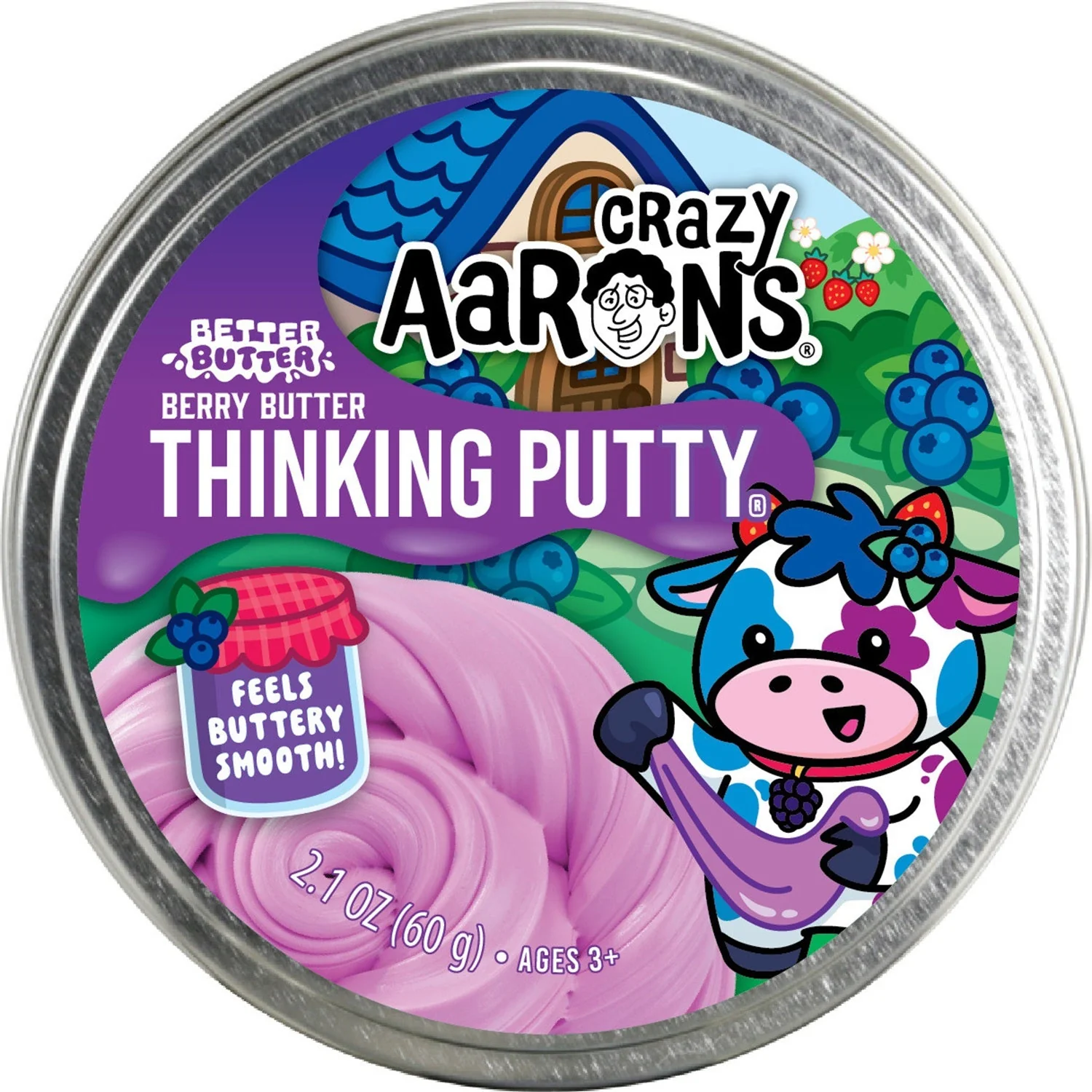 Crazy Aaron’s Better Butter Berry Thinking Putty® Sensory Fidget Putty - Image 3