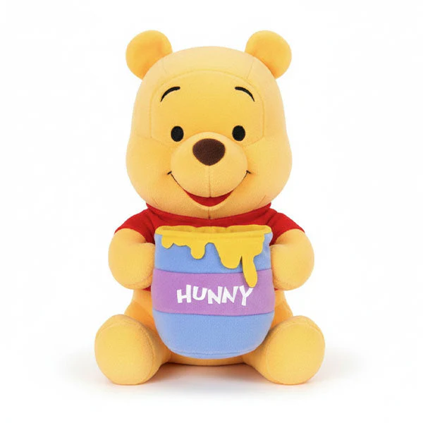 Disney Winnie The Pooh w/ Honey Pot 10" Plush Toy (1pc)