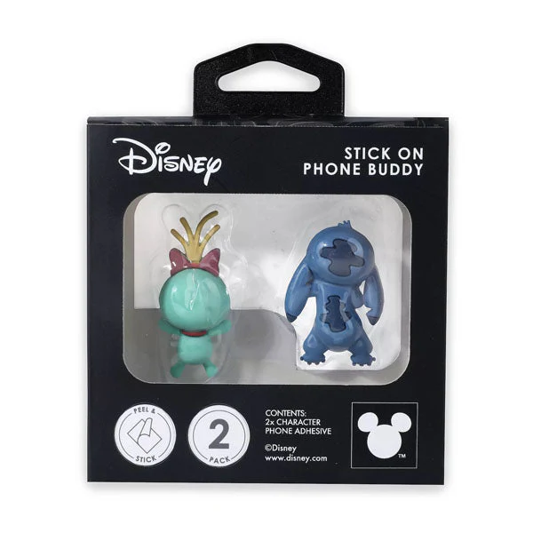 Disney's Lilo & Stitch Stick-On Phone Buddy Phone Hugging Figurines (2pk) Stitch & Scrump - Image 11
