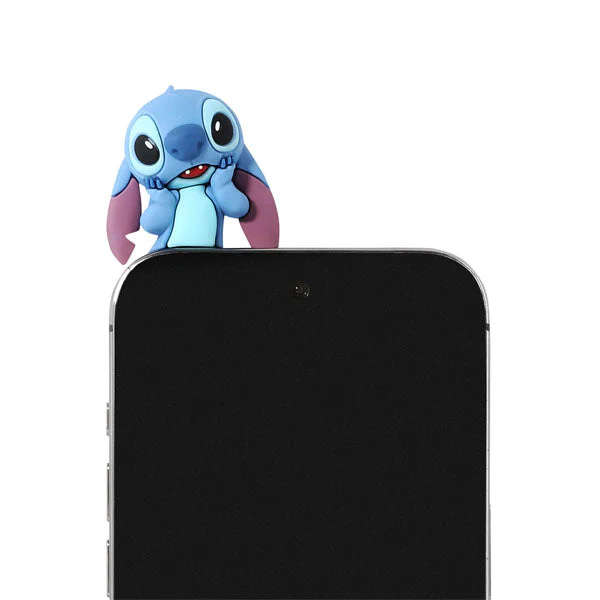 Disney's Lilo & Stitch Stick-On Phone Buddy Phone Hugging Figurines (2pk) Stitch & Scrump - Image 2