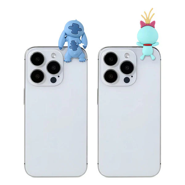Disney's Lilo & Stitch Stick-On Phone Buddy Phone Hugging Figurines (2pk) Stitch & Scrump - Image 5