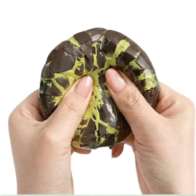 Dubai Choco Break Wax Ball Fidget -Crack Squeeze Stress Ball (1pc) - Image 2