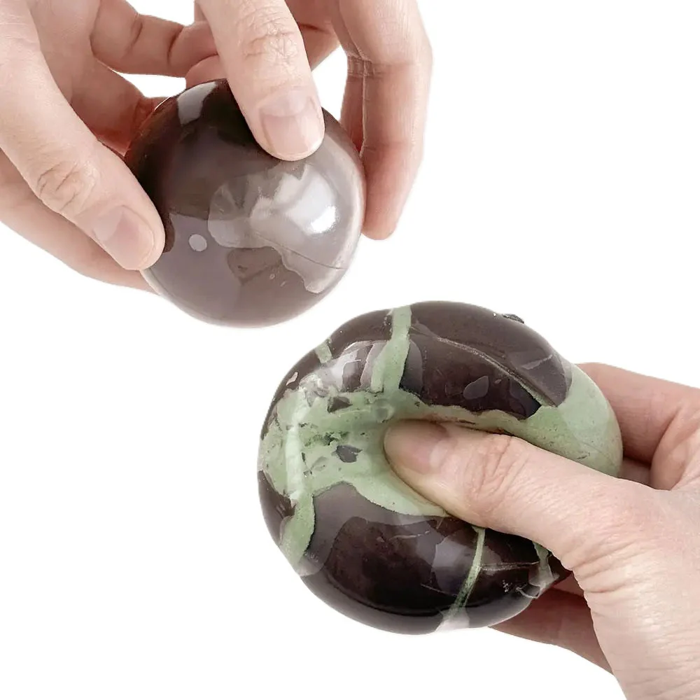 Dubai Choco Break Wax Ball Fidget -Crack Squeeze Stress Ball (1pc) - Image 3