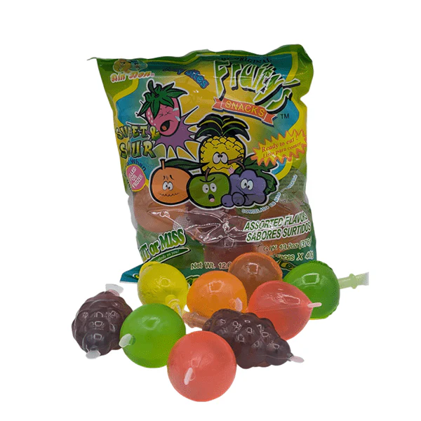 Fruity's Snacks: Sweet and Sour Jelly Flavor Assorted (9pcs) - Image 3