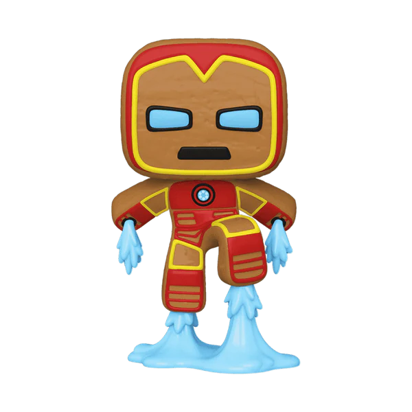 Funko Pop! Marvel: Holiday - Gingerbread Iron Man Vinyl Figure - Image 2