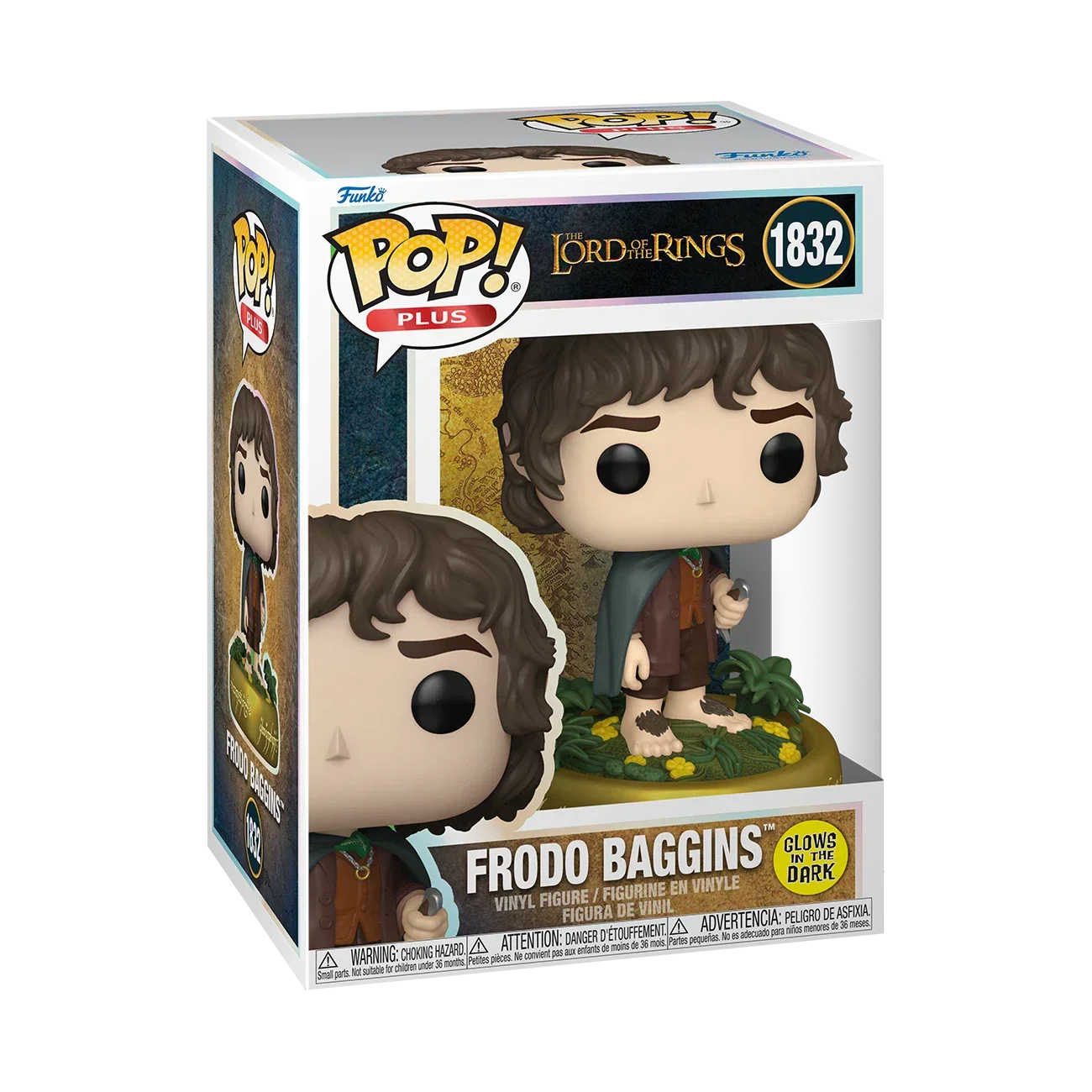 Funko Pop Plus! Movies: The Lord of the Rings – Frodo Baggins with Glow - Image 2