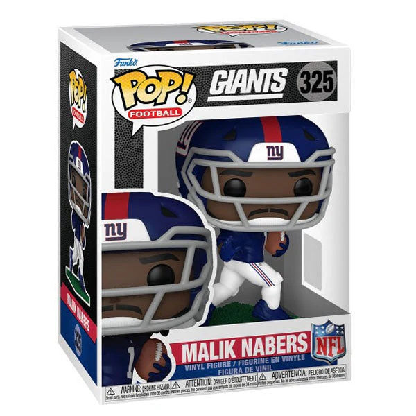 Funko Pop! NFL: New York Giants - Malik Nabers Figure - Image 2