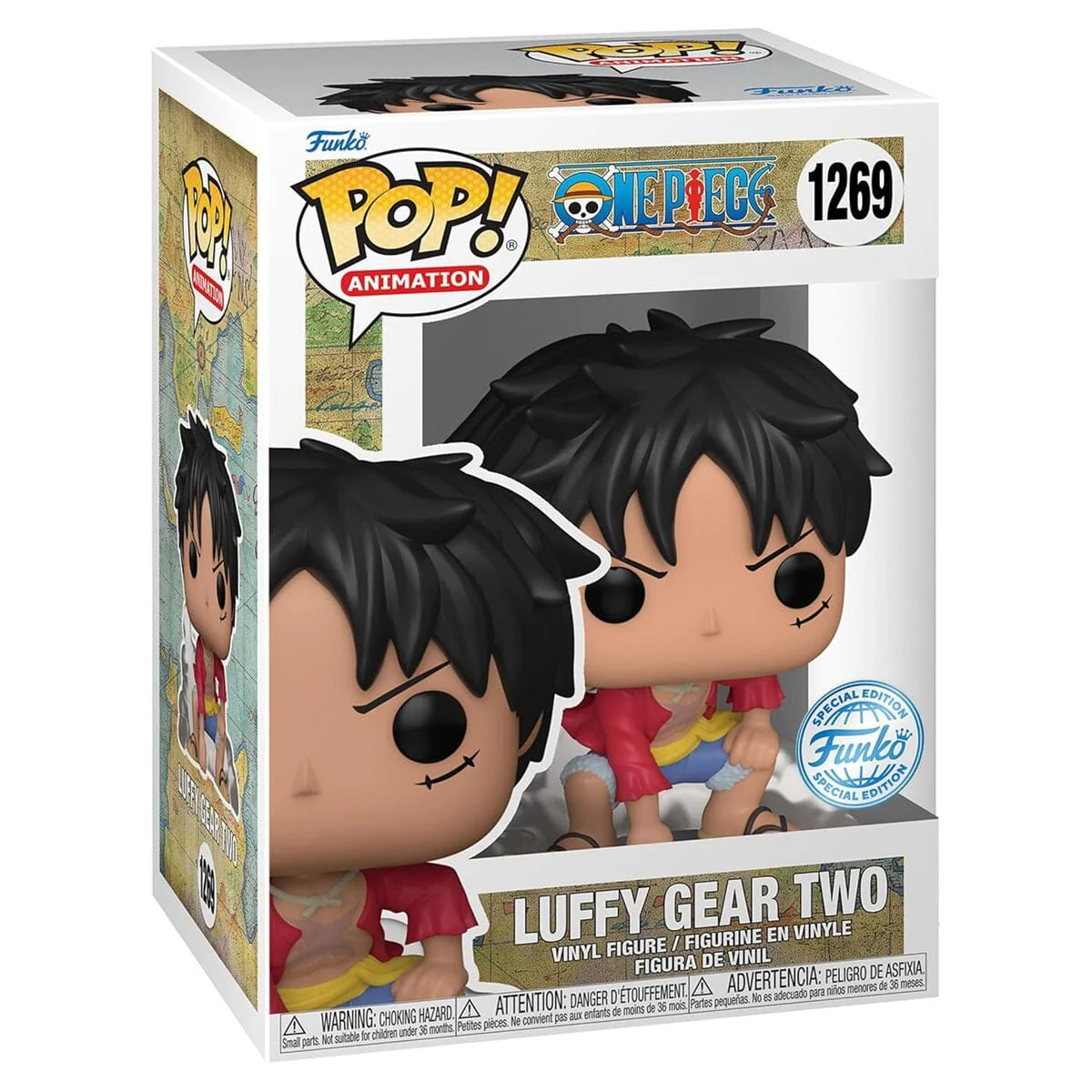 Funko Pop! One Piece – Luffy Gear Two Chase Figure (Style May Vary) - Image 4