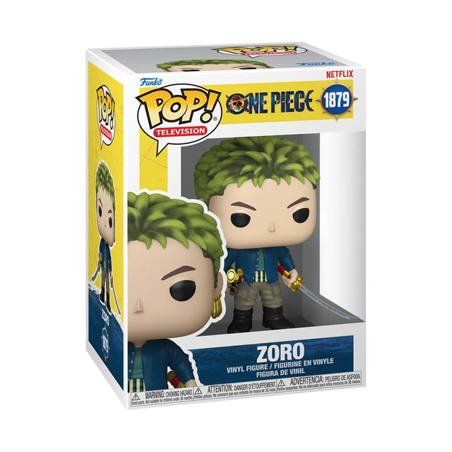 Funko Pop! One Piece Netflix: Roronoa Zoro S1 Vinyl Figure - Image 3