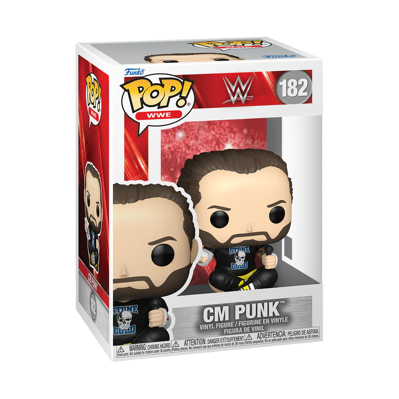 Funko Pop! WWE – CM Punk (Pipe Bomb Promo) Figure - Image 3