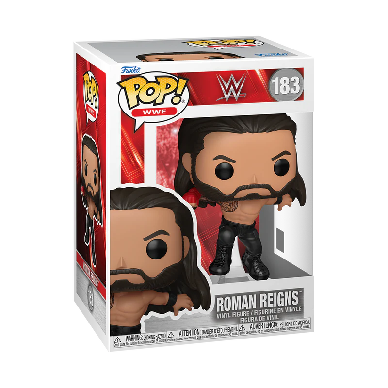 Funko Pop! WWE – Roman Reigns (Superman Punch) Figure - Image 3