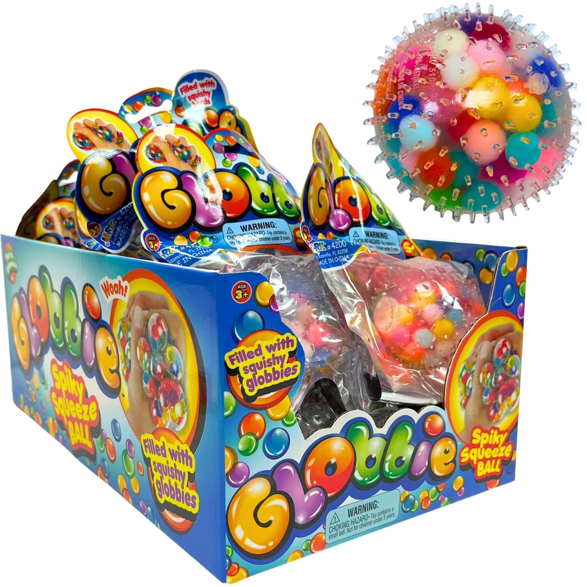 Globbie Spikey Squeeze Ball (1pc) - Image 3