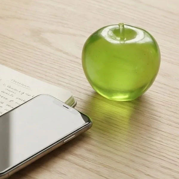 Green Apple Sparkly Maltose Stress Ball Squishies® Fidget Toy (1pc) - Image 4
