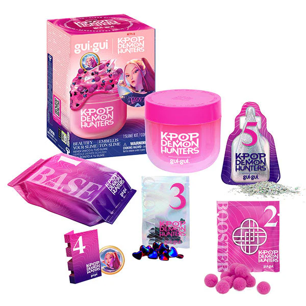 Gui Gui x KPop Demon Hunters DIY Beautified Slime Kit (1 Jar) Style Ships Assorted - Image 3