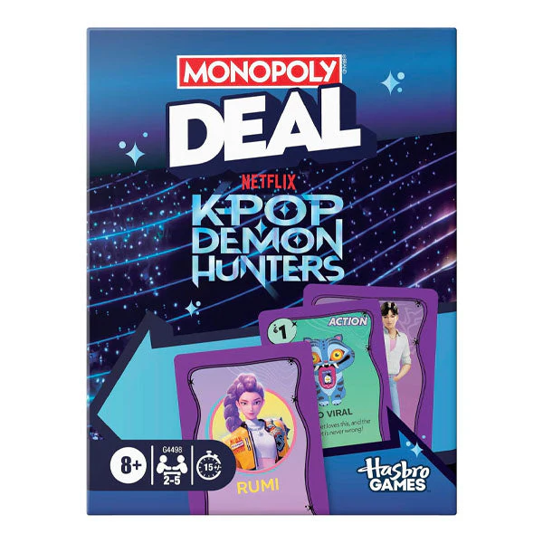 Hasbro Monopoly Deal KPop Demon Hunters Special Edition Card Game - Image 4