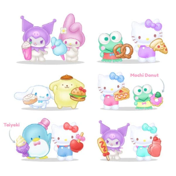 Hello Kitty And Friends: Sweet & Salty Collection 2" Figurine 2-Pack (Characters Ship Asst.) - Image 2