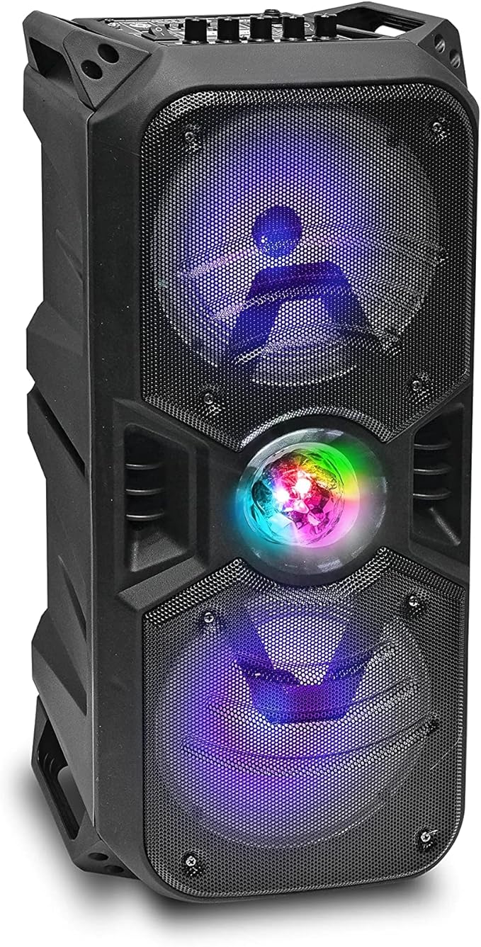 Hy-Impact Showstopper Wireless Karaoke Speaker With Disco Ball and Microphone