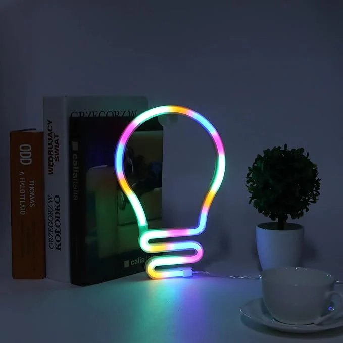 Illumina: Bulb Shape Neon LED Light - Image 5