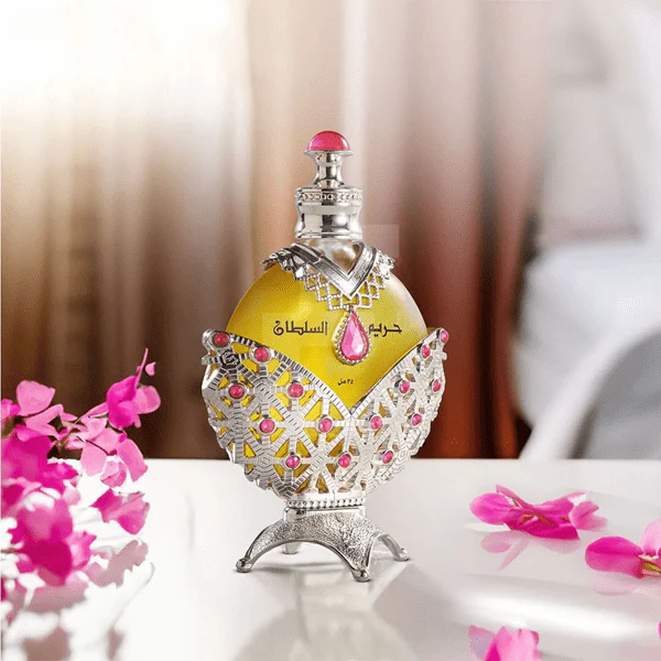 Khadlaj Hareem Al Sultan Silver Pink Unisex Perfume Oil (35mL) - Image 6