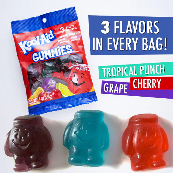 Kool-Aid™ Fruit-Flavored Gummy Candy (4.0oz)