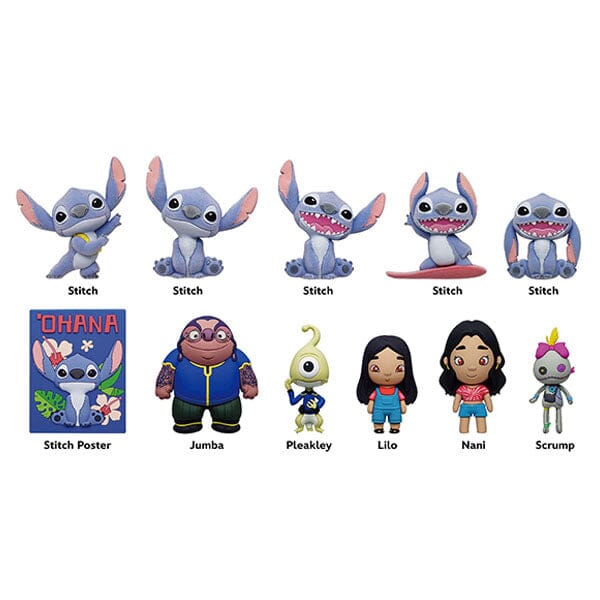 Disney's Lilo & Stitch 2025 New Movie 3D Anime Bag Clip Blind Bag (1pc) - Image 3