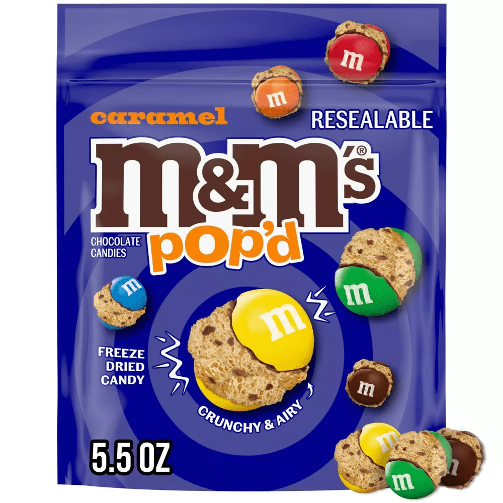 M&M’s Caramel Pop'd Freeze Dried Chocolate (5.50z)