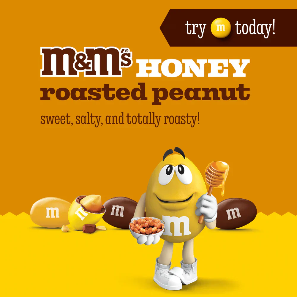 M&M'S Honey Roasted Peanut Chocolate Candy Pack - Image 2