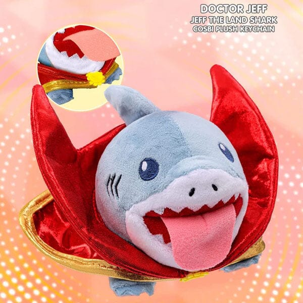 Marvel Jeff the Land Shark Cosbi Keychain Plush Toy Pendant Blind Box (1pc) - Image 5