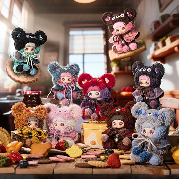 MayMei Tiny Bear Cookie Series Kawaii Plush Doll Blind Box (1pc) - Image 2