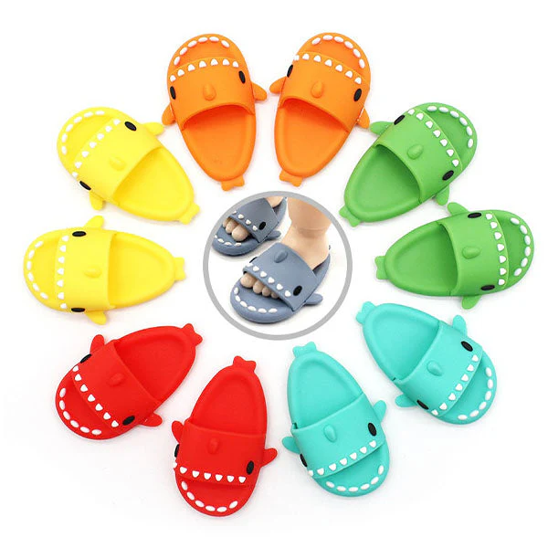 Mini Cartoon Slides Sandals For Plush Dolls (1pc) Multiple Styles - Petite Threads - Image 5