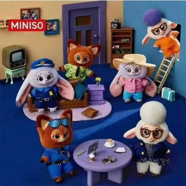 MINISO x Disney: Zootopia Series Plush Keychain Blind Box (1pc) - Image 4