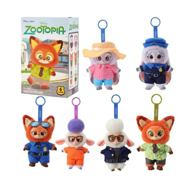 MINISO x Disney: Zootopia Series Plush Keychain Blind Box (1pc) - Image 5