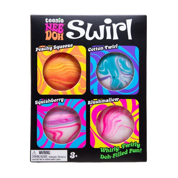 Nee Doh® Teenie Swirl Mini Stress Balls Squishy Fidget Toys (4pc) - Image 4