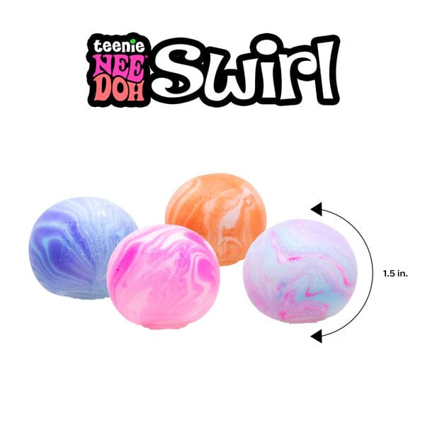 Nee Doh® Teenie Swirl Mini Stress Balls Squishy Fidget Toys (4pc) - Image 5