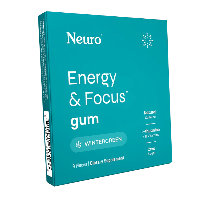 Neuro: Wintergreen Chewing Gum – Energy & Focus