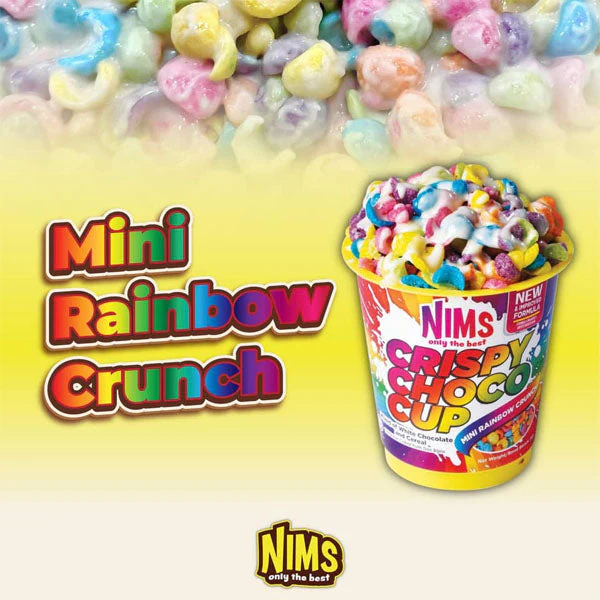 NIMS Crispy Choco Cup Chocolate Cereal Grab-And-Go Snack (60g) Multiple Flavors - Image 2